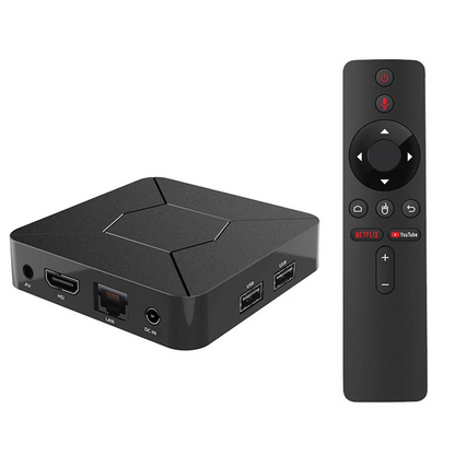 AFINTEK Android TV Box 4K Chromecast Streaming Box Incl. Google assistant & Netflix