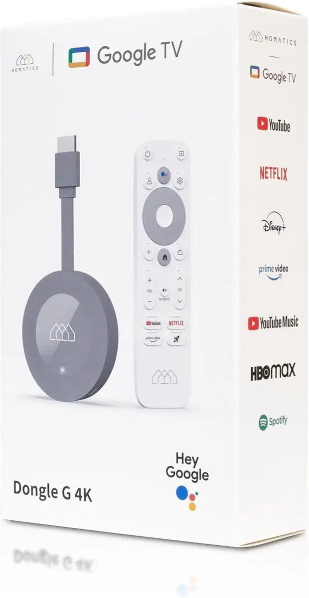 Homatics Dongle G 4K UHD Chromecast - Google TV - Netflix