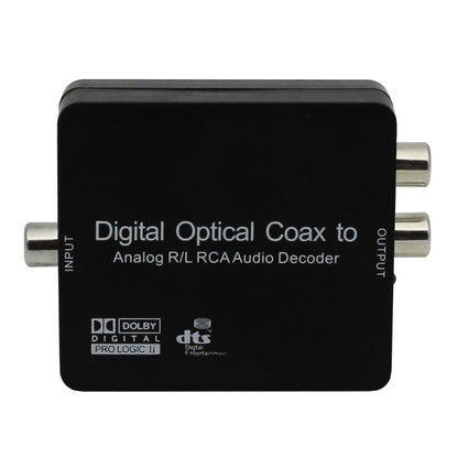 Digital Audio Converter (DAC) Toslink/coax naar RCA + Dolby Digital ondersteuning