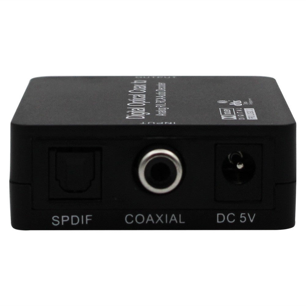 Digital Audio Converter (DAC) Toslink/coax naar RCA + Dolby Digital ondersteuning