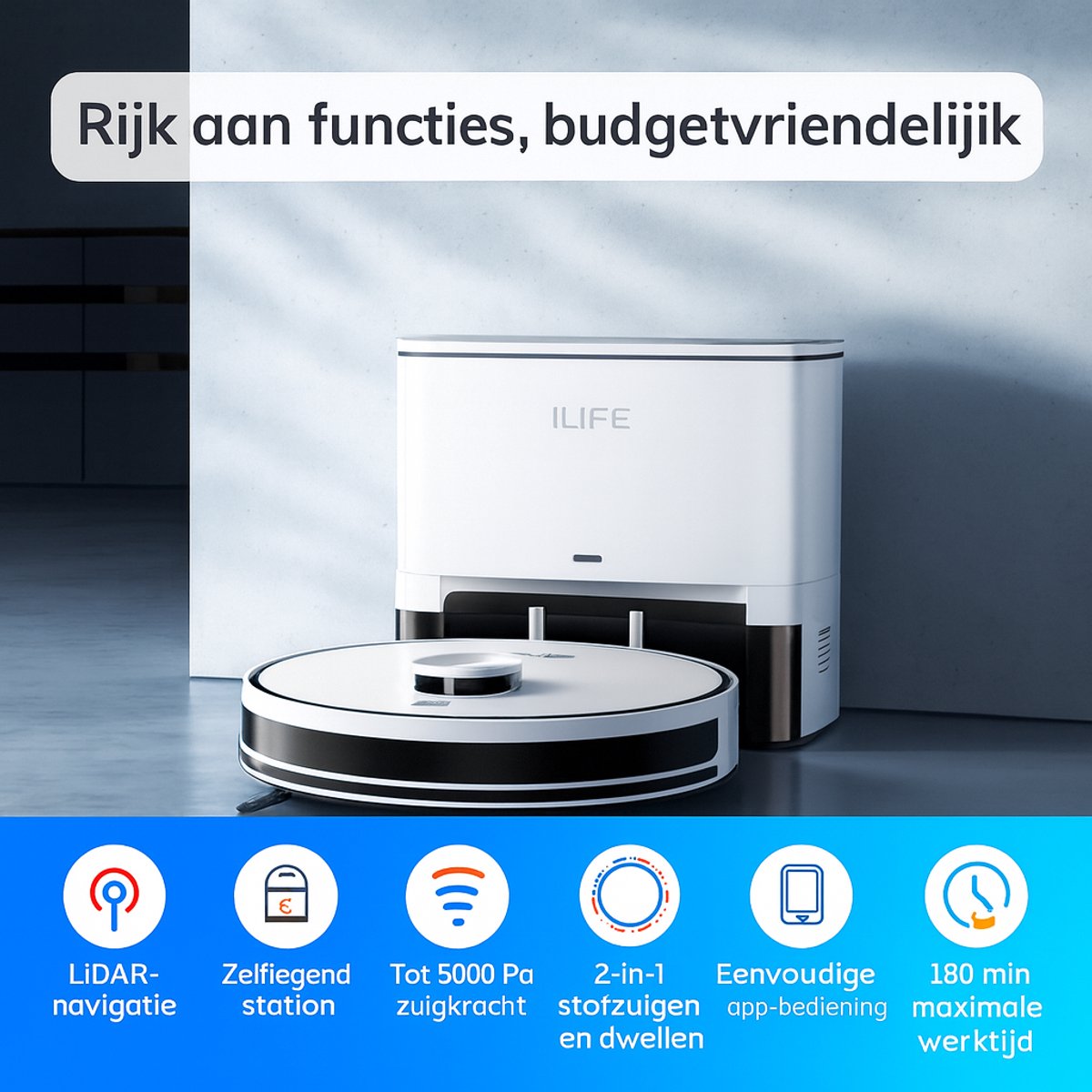 ILIFE A30 Pro robotstofzuiger - productfoto