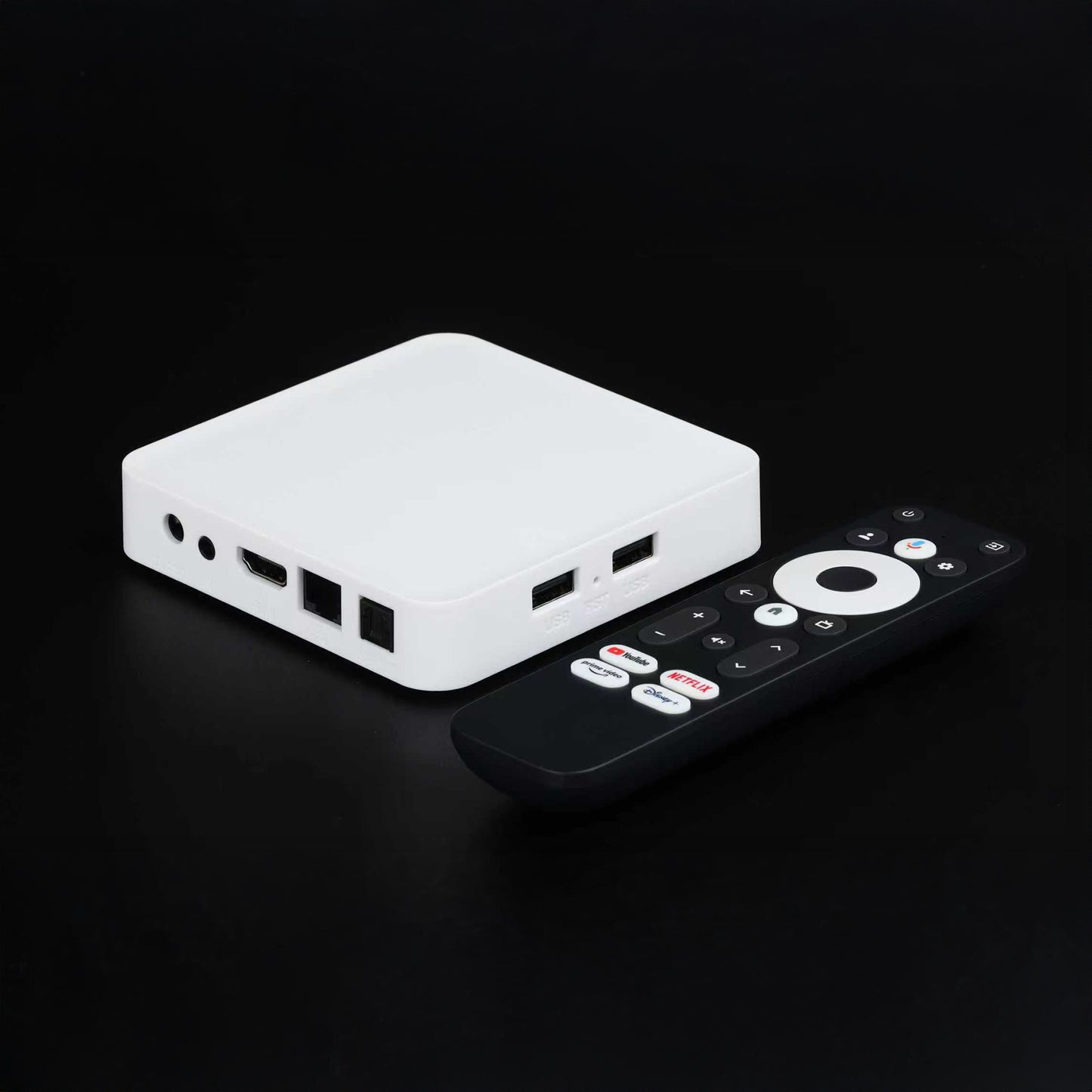 DColor GD2 4K Android Chromecast met Google TV - 2GB RAM 32GB Opslag (Wit)