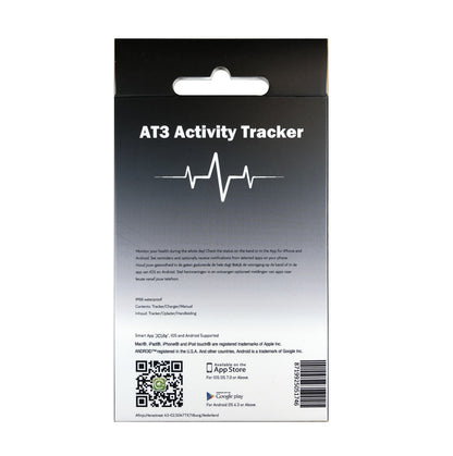 AT3 Activity Tracker |  Hartslag - Notificaties - Stappenteller