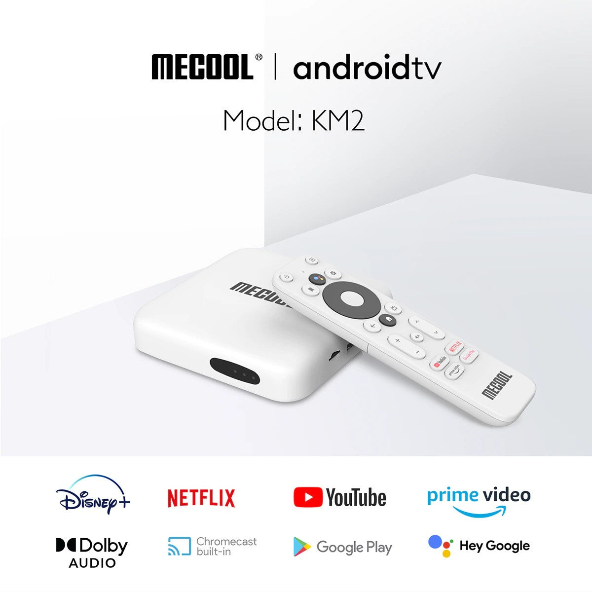 MeCool KM2 Android 10 TV Box Met Google & Netflix Certificering - 2/8GB