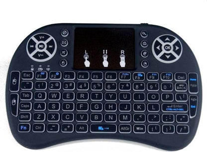 AFINTEK i8 Mini Draadloos Toetsenbord met Touchpad en Verlichting
