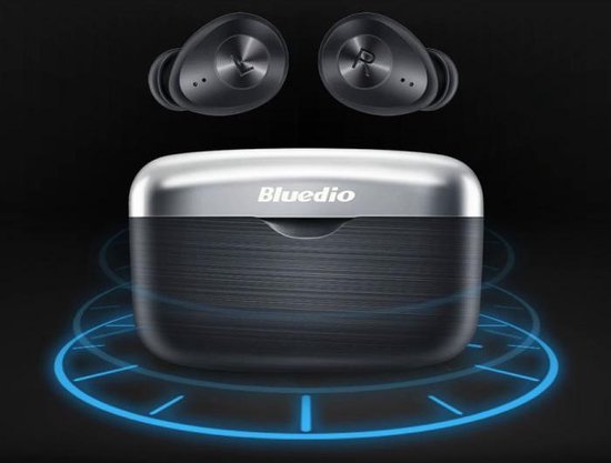 Bluedio Fi Draadloze Bluetooth Oordopjes - Zwart