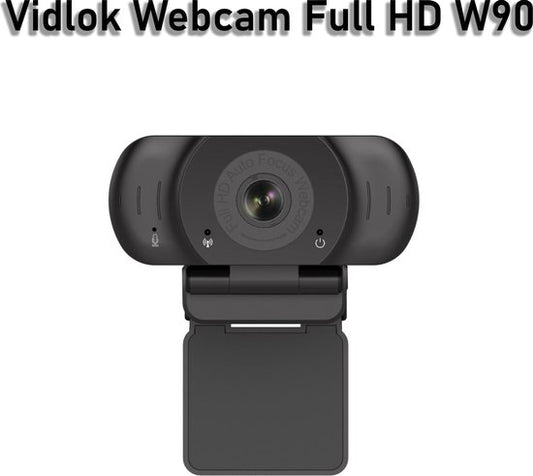 Vidlok W90 Pro Full HD 1080p Webcam met Autofocus