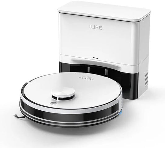 ILIFE A30 Pro Robotstofzuiger met Dweilfunctie - 5000 Pa - Zelfstandig Legen en Laden - 180 min Looptijd