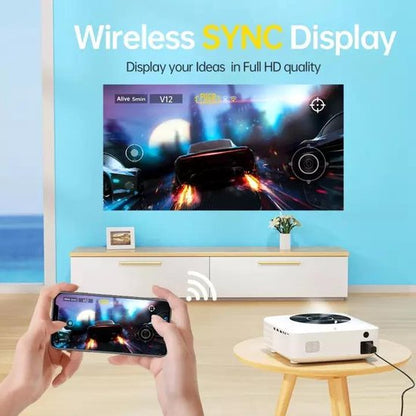 AFINTEK X01 Native Full HD Beamer - WiFi & Miracast - 4D Keystone - Wit