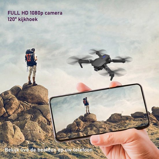AFINTEK Quad Drone met Camera en Opbergtas - Full HD - 1 Accu