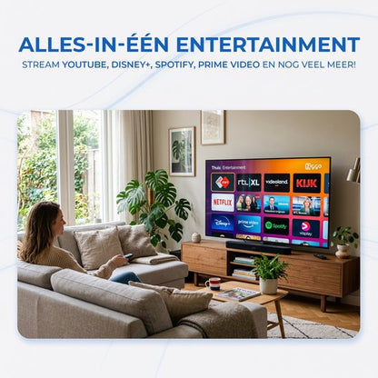 DColor GD1 - 4K Google TV Chromecast - Zwart