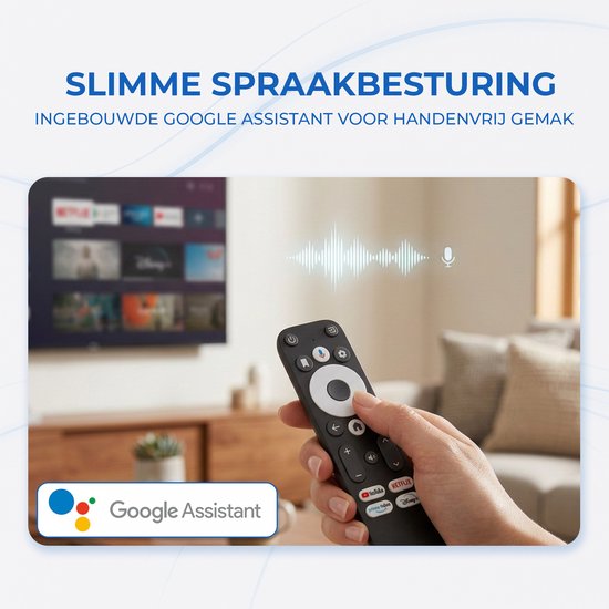 DColor GD1 - 4K Google TV Chromecast - Zwart