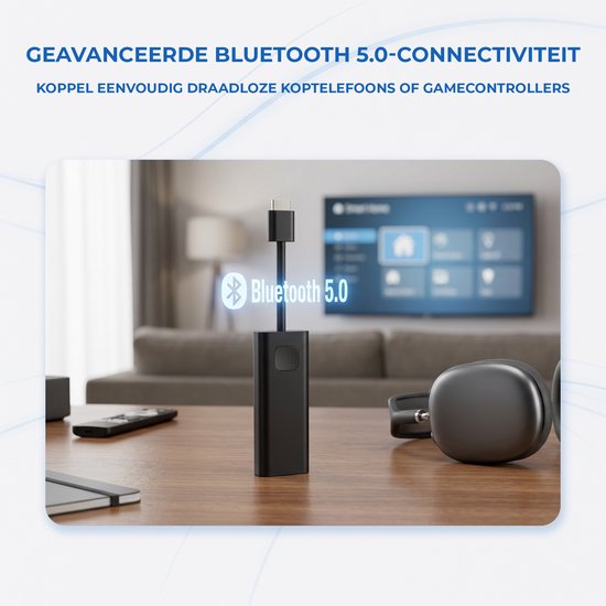 DColor GD1 - 4K Google TV Chromecast - Zwart