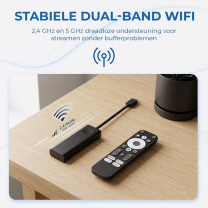 DColor GD1 - 4K Google TV Chromecast - Zwart