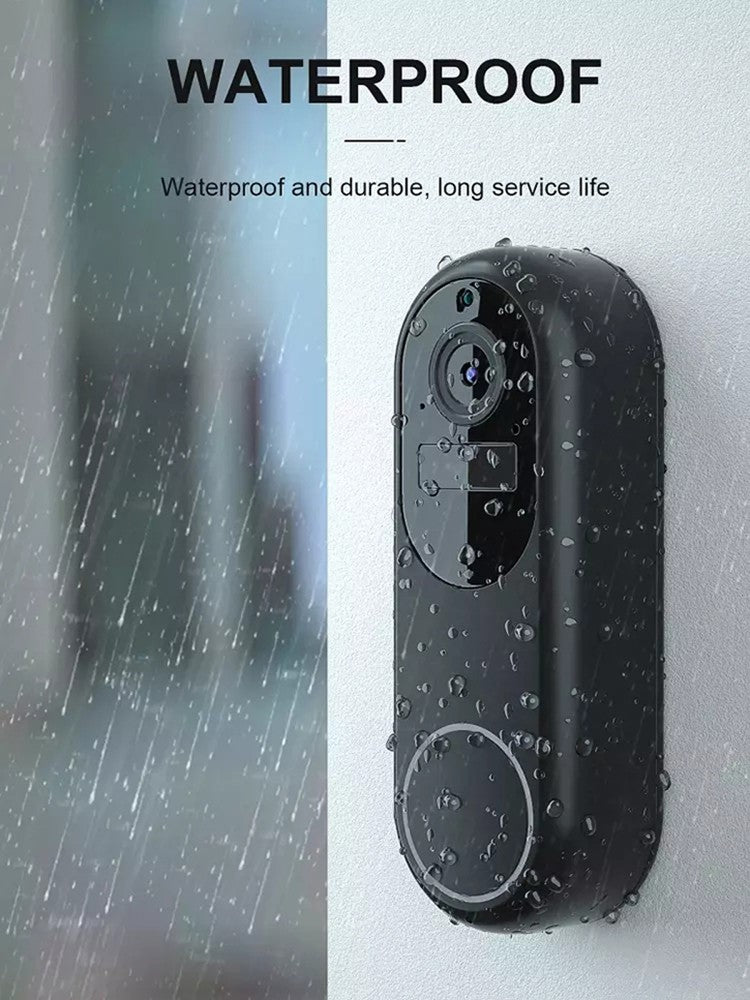 AFINTEK Plus Draadloze Video Deurbel - Deurbel Met Camera - 5Ghz - Inclusief Chime