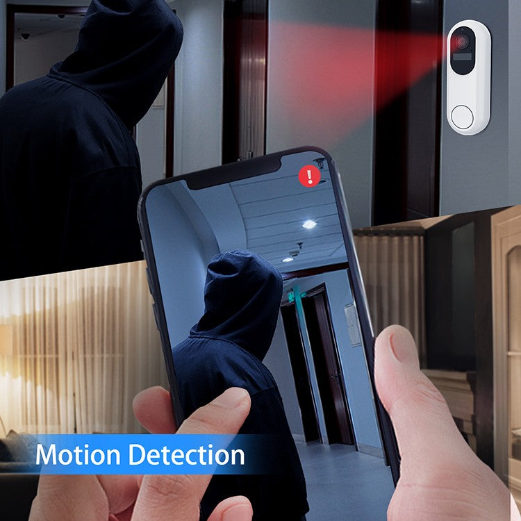 AFINTEK Plus Draadloze Video Deurbel - Deurbel Met Camera - 5Ghz - Inclusief Chime