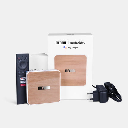 MeCool KM6 Android TV Box met Android TV - Disney+, Amazon Prime, Youtube en meer - 4/32GB