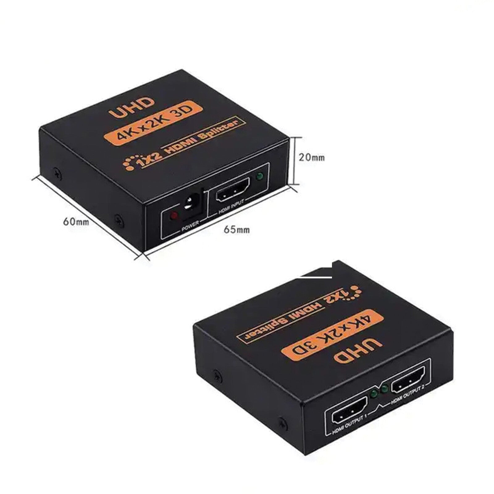AFINTEK HDMI Splitter 1-2 - HDMI in 2x HDMI out - Mirroring - Beeld dupliceren