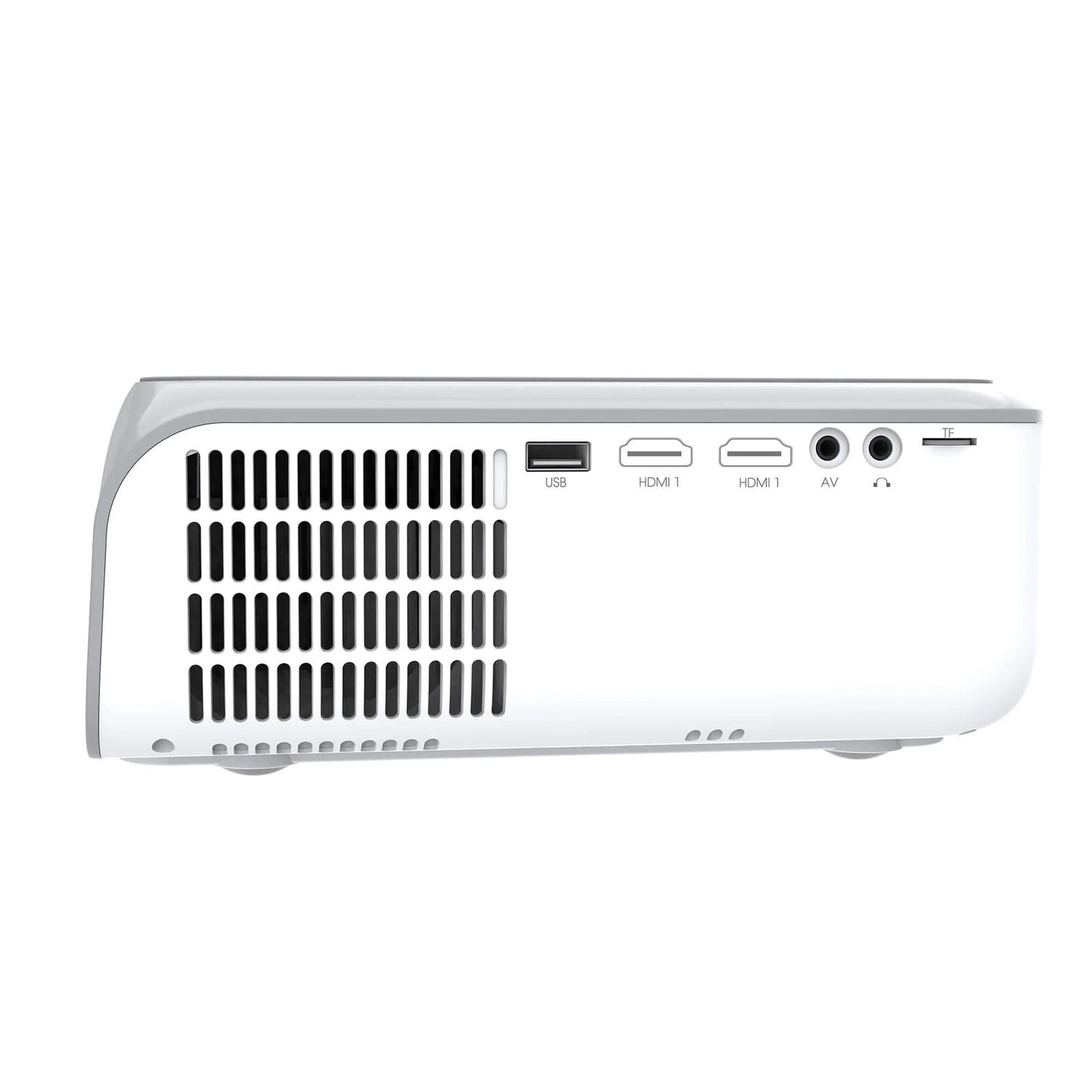 MeCool KP1 Android TV 11 1080P Mini Beamer - ViaPlay, ZiggoGo TV, Netflix 4K, Disney+ etc. - 4D Keystone - 14000 Lumens