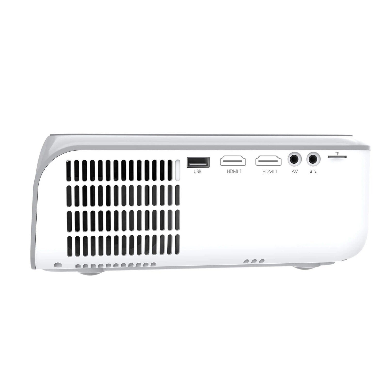 MeCool KP1 Android TV 11 1080P Mini Beamer - ViaPlay, ZiggoGo TV, Netflix 4K, Disney+ etc. - 4D Keystone - 14000 Lumens