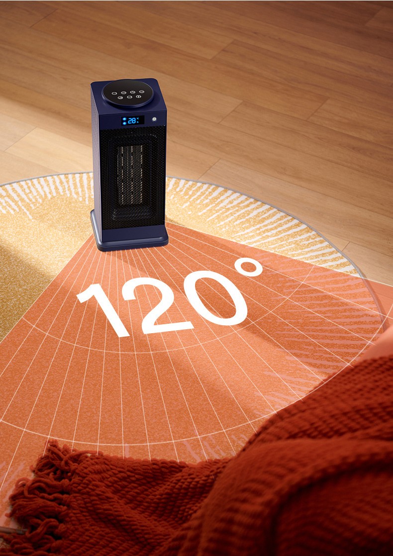 Elektrische kachel EK04 - Keramische Kachel - Zwart