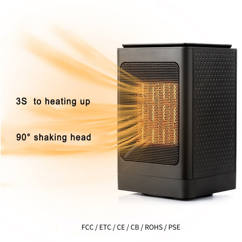 Elektrische kachel EK02 - Keramische Kachel - Zwart