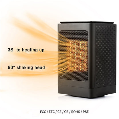 Elektrische kachel EK02 - Keramische Kachel - Zwart