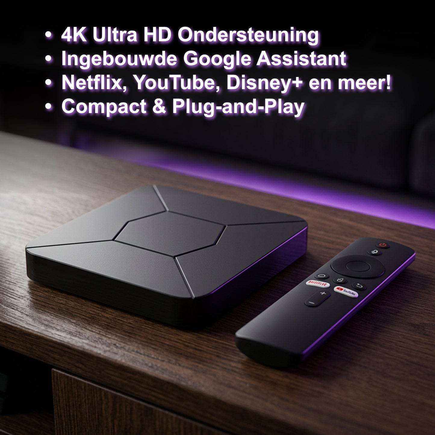 AFINTEK Android TV Box - 4K & Netflix