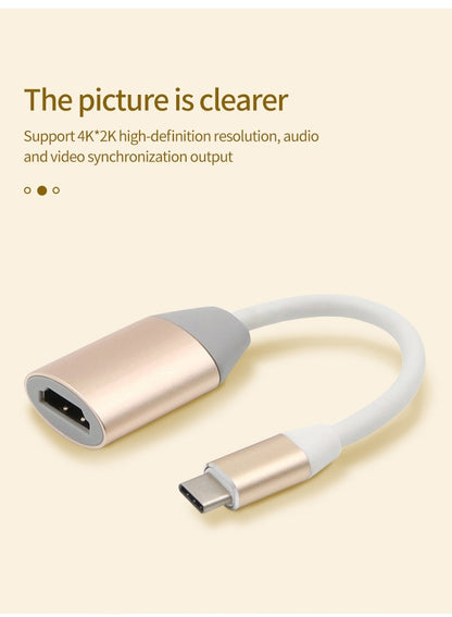 AFINTEK USB-C naar HDMI Adapter Premium - 4K Ondersteuning - Metalen Behuizing - Zilver
