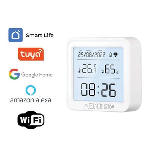 AFINTEK Smart Life WiFi Thermometer / Hygrometer - Batterij Versie
