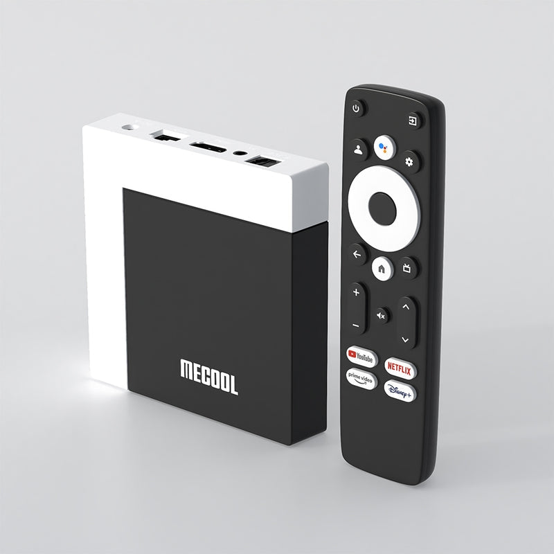 MeCool KM7 PLUS Android Tv Box - Google TV - Google Certificering - NETFLIX Certificering - ViaPlay - F1 TV Pro - 2/16GB