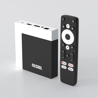 MeCool KM7 PLUS Android Tv Box - Google TV - Google Certificering - NETFLIX Certificering - ViaPlay - F1 TV Pro - 2/16GB