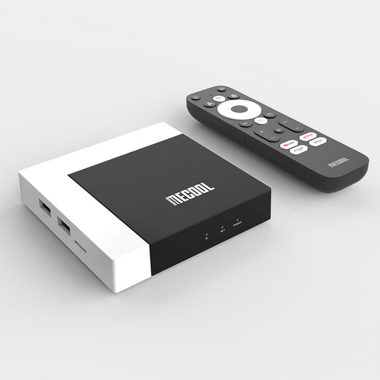MeCool KM7 PLUS Android Tv Box - Google TV - Google Certificering - NETFLIX Certificering - ViaPlay - F1 TV Pro - 2/16GB