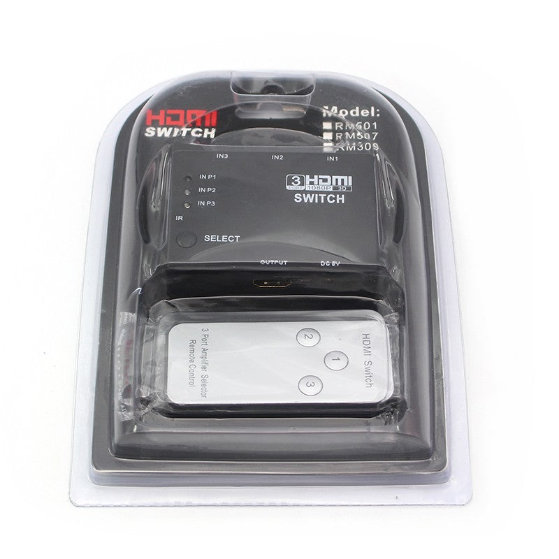 HDMI switch met afstandsbediening 3-1 1080p HDMI 1.3