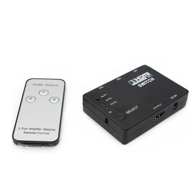 HDMI switch met afstandsbediening 3-1 1080p HDMI 1.3