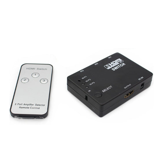 HDMI switch met afstandsbediening 3-1 1080p HDMI 1.3