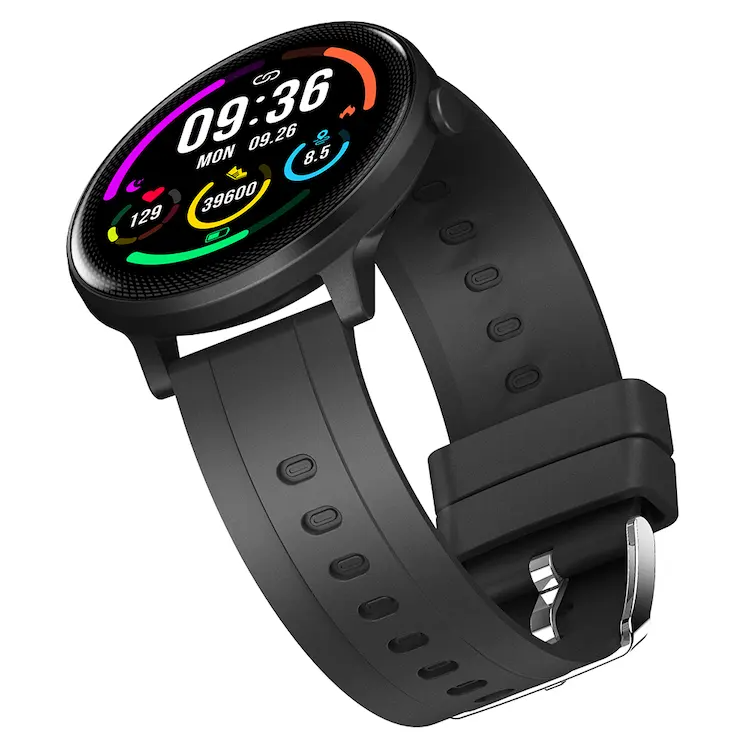 Adatta SW02 Smartwatch | Hartslag - Notificaties - Stappenteller - Waterproof - Zwart