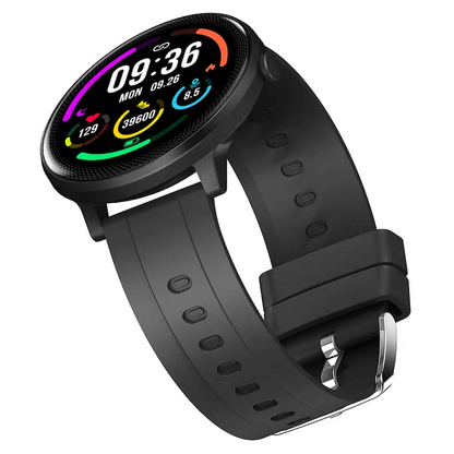 Adatta SW02 Smartwatch | Hartslag - Notificaties - Stappenteller - Waterproof - Zwart