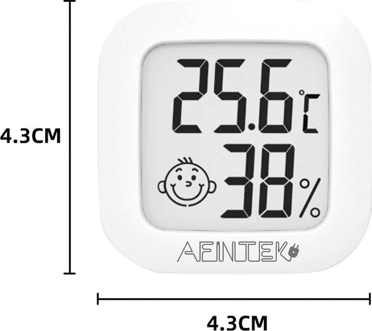 AFINTEK Thermometer & Hygrometer - Temperatuur en Luchtvochtigheid Meten
