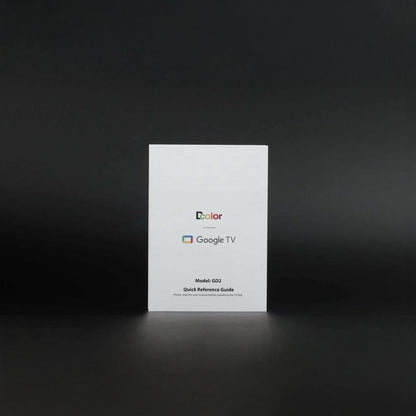 DColor GD2 4K Android Chromecast met Google TV - 2GB RAM 32GB Opslag (Wit)