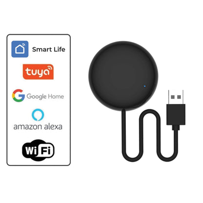 AFINTEK Smart Life Mini Universele IR Afstandsbediening - IR Blaster - Zwart