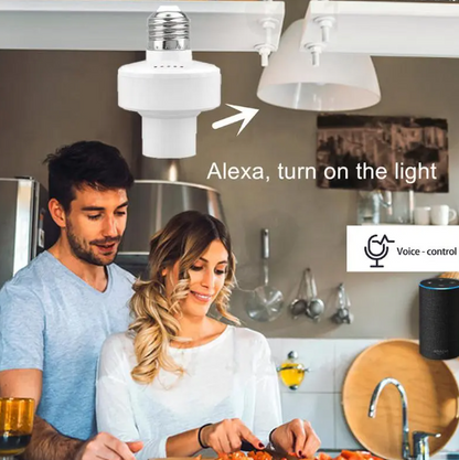 AFINTEK Smart Life Slimme E27 Adapter - WiFi - Smart Fitting