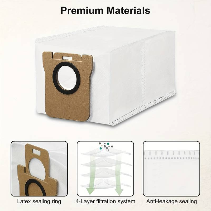 Liectroux Originele Set Voor G7 Robotstofzuiger met Auto-Empty Dock - Dweil - Filter - Side Brush - Main Brush - Stofzak