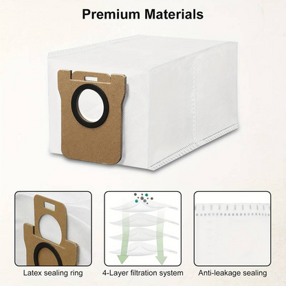 Liectroux Originele Set Voor G7 Robotstofzuiger met Auto-Empty Dock - Dweil - Filter - Side Brush - Main Brush - Stofzak