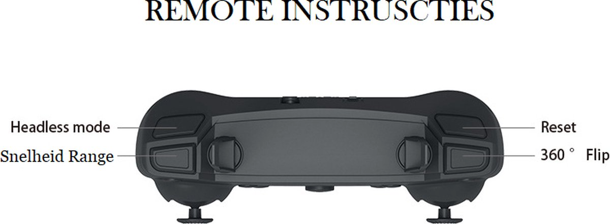 Quad Drone met camera en opbergtas - full HD - met 3 accu's