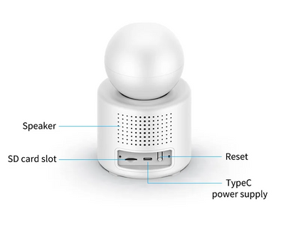 AFINTEK VBC4 Videobel Camera - FaceTime Camera - Camera Met Scherm - 1080P - Tweeweg-Audio