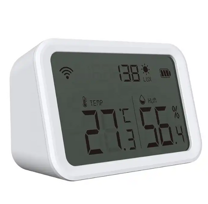 AFINTEK AT02W Smart Life Thermometer & Hygrometer - Werkt op Batterijen - Met Lichtsensor