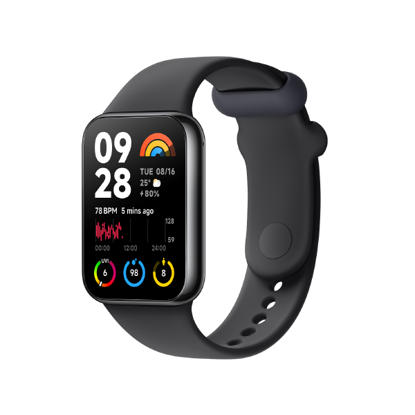 Xiaomi Smart Band 8 Pro - Met GPS - Smartwatch - EU Versie - Zwart