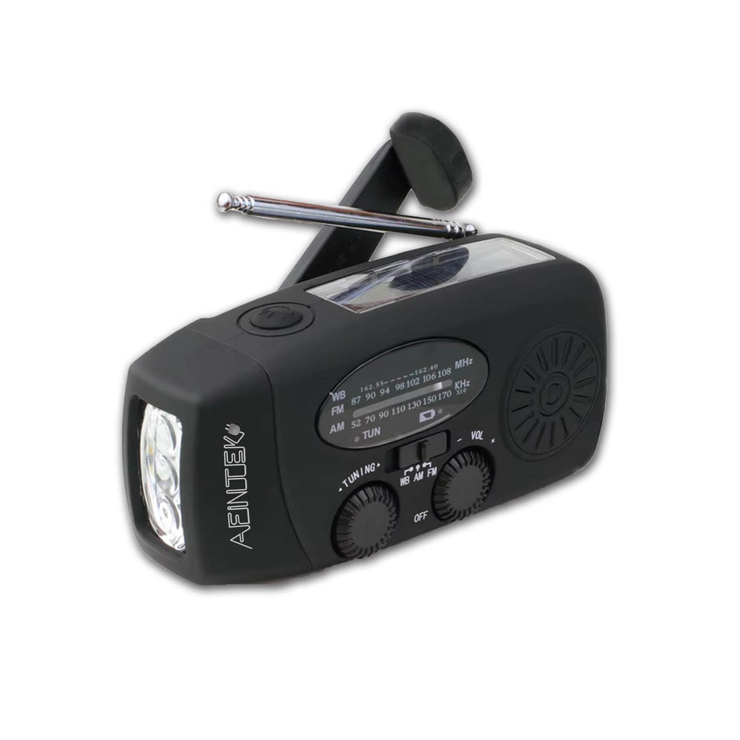 AFINTEK Noodradio - Zwart