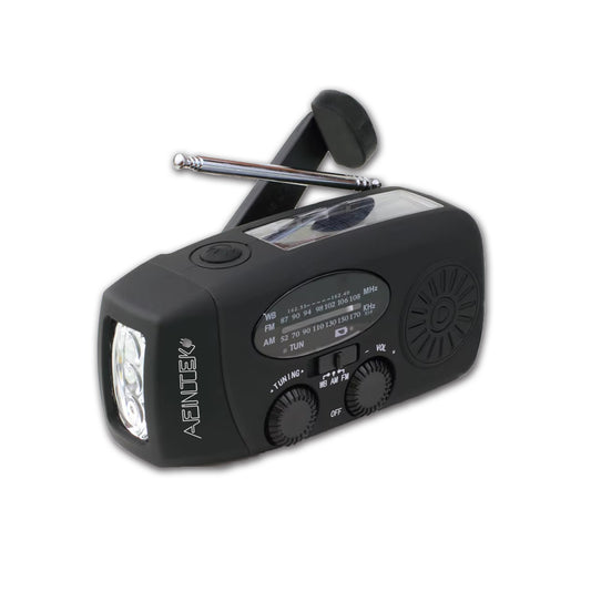 AFINTEK Noodradio - Zwart